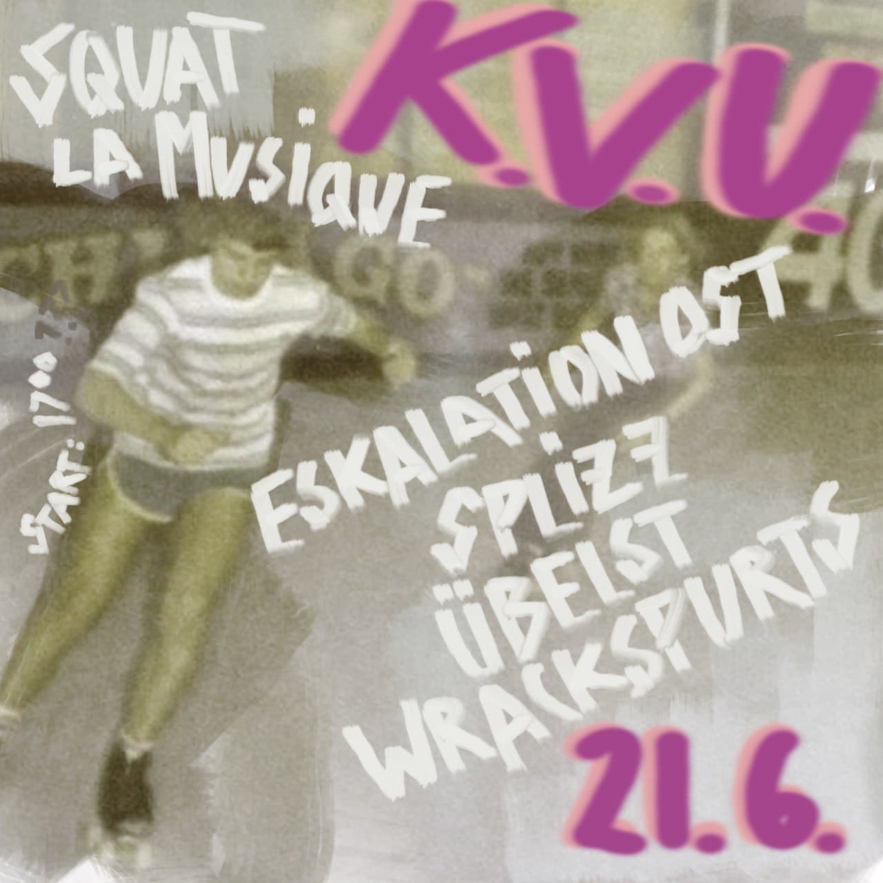 Squat la Musique K.V.U. 21.6.21